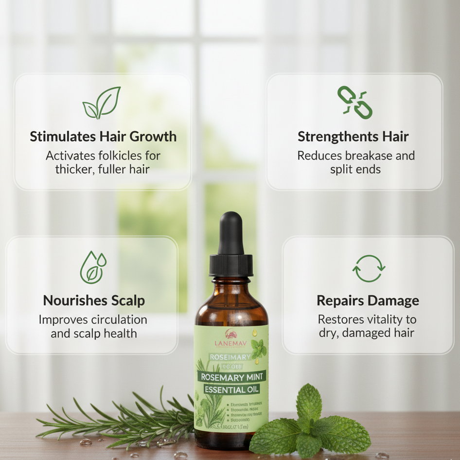 Rosemary Essential Oil for Hair Growth