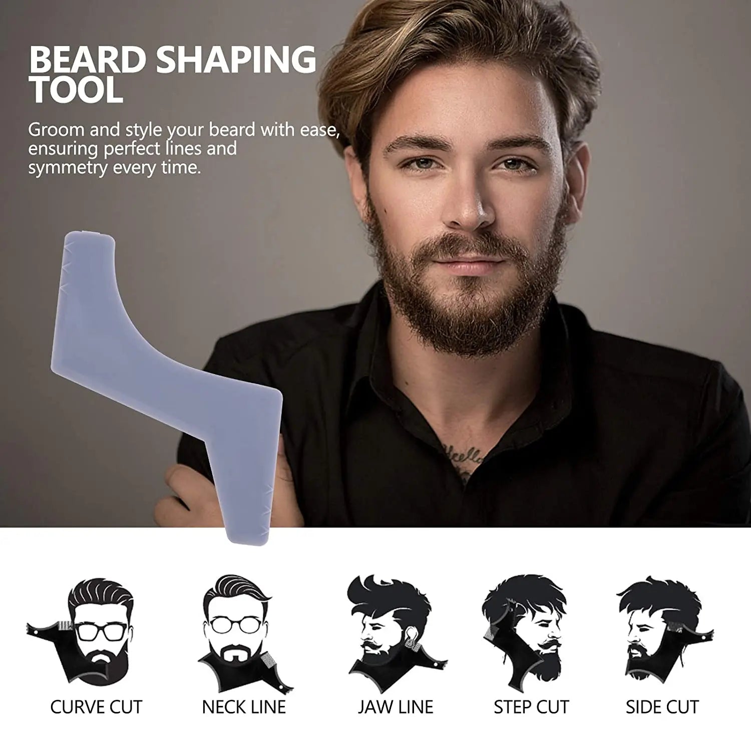 10 in 1 Beard Growth Kit with Beard Oil, Beard Balm, Beard Conditioner, Beard Shampoo, Beard Roller, Beard Comb Gifts for Man